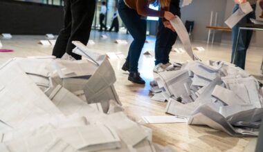 De stemmen worden geteld (Foto: ANP)