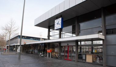 Het NS-station in Bergen op Zoom (archieffoto: Kevin Cordewener).