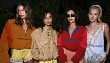 Beroemdheden front row bij Paris Fashion Week lente/zomer 2026