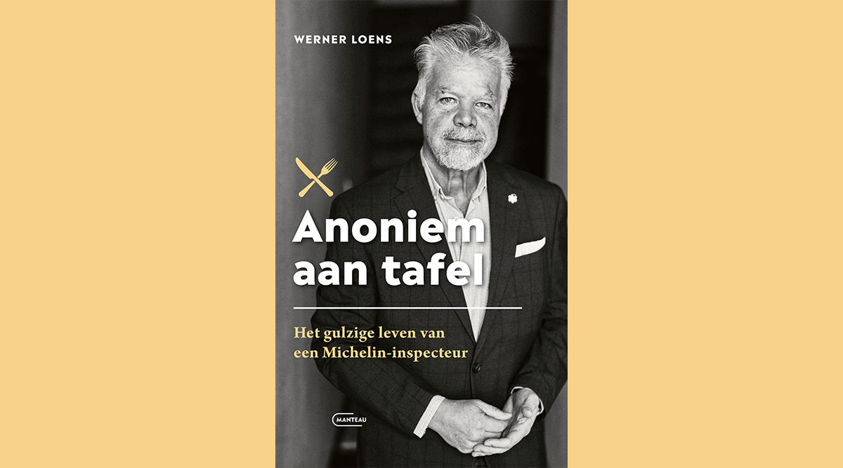 De omslag van het boek Anoniem aan tafel van Werner Loens.