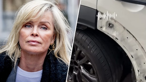 Auto van Bridget Maasland aan gort gereden, dader op de vlucht