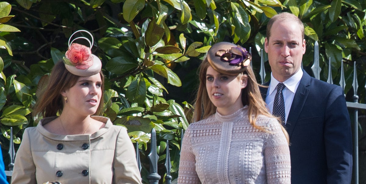 Prins William bedreigde prinses Eugenie en prinses Beatrice niet