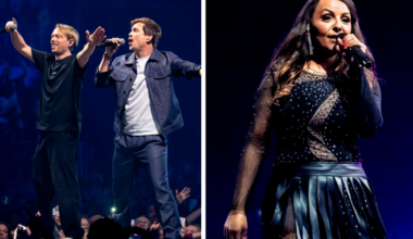 Niels Destadsbader uit het dak en nieuwe song met Laura Tesoro: Regi & Linda brachten vracht verrassingen mee naar AFAS Dome - Nieuwsblad