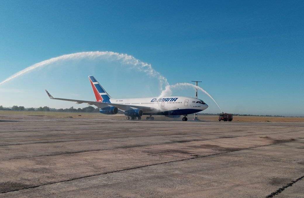 Cubaanse Il-96 na drie maanden terug uit Wit-Rusland
