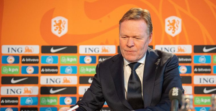 Pijnlijke onthulling: 'Koeman zei letterlijk: Hij komt never nooit bij Oranje'