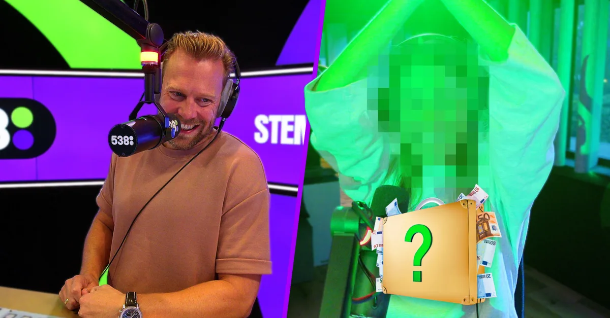 De stem in koffer 2 zit bij ons in de studio?!