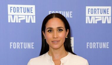 Meghan Markle hulde zichzelf dit weekend in déze zomerjurk
