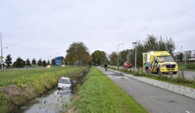 112-nieuws donderdag 9 oktober: Automobilisten in de sloot bij Appingedam en Finsterwolde - RTV Noord