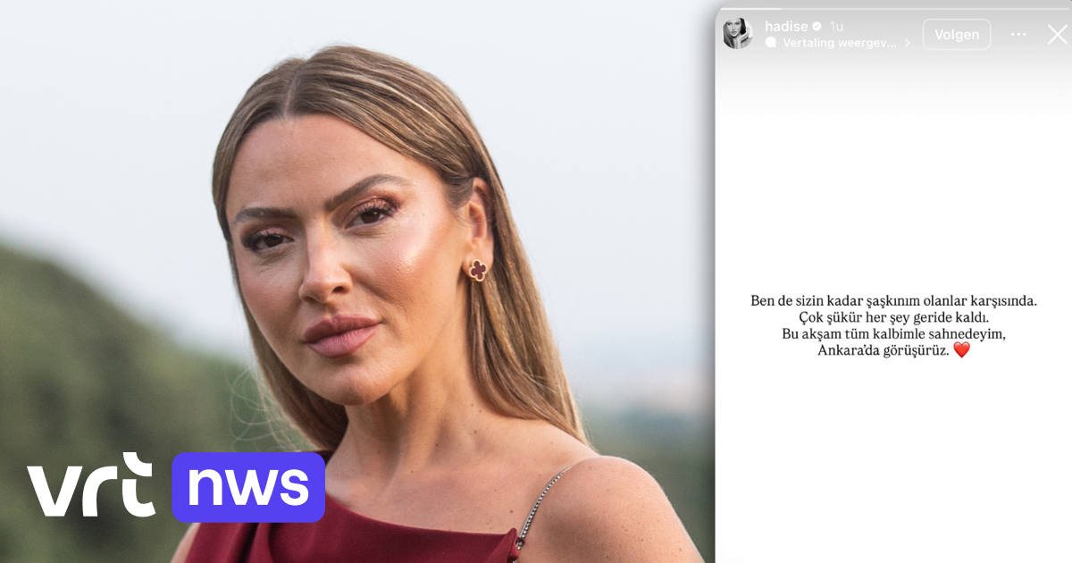 Belgisch-Turkse zangeres Hadise reageert op ondervraging over druggebruik: "Ik ben even geschokt als jullie"