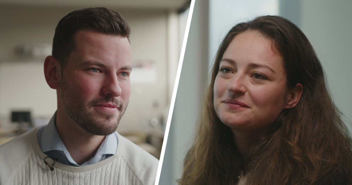 Wouter de Reus (26) staat op plek 8 bij de ChristenUnie, Jeltje Straatman (29) op plek 6 bij het CDA