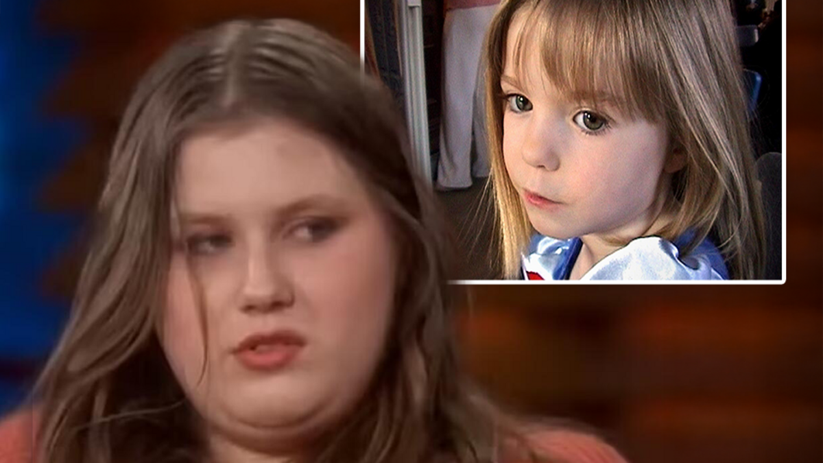 Julia Wandelt (links) deed zich voor als Madeleine McCann (rechts)