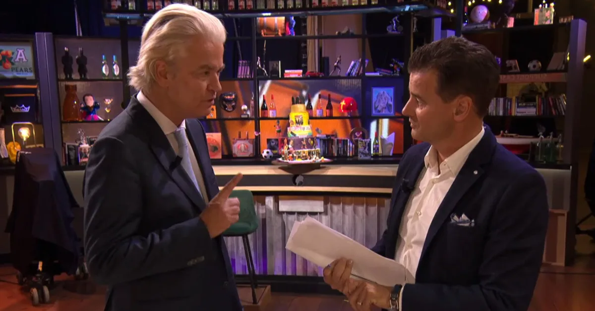 Geert Wilders discussieert met Wilfred Genee In de Wandelgangen: 'We gaan het gewoon doen!'