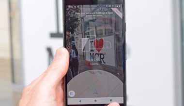 Gebouw scannen met Google Lens.