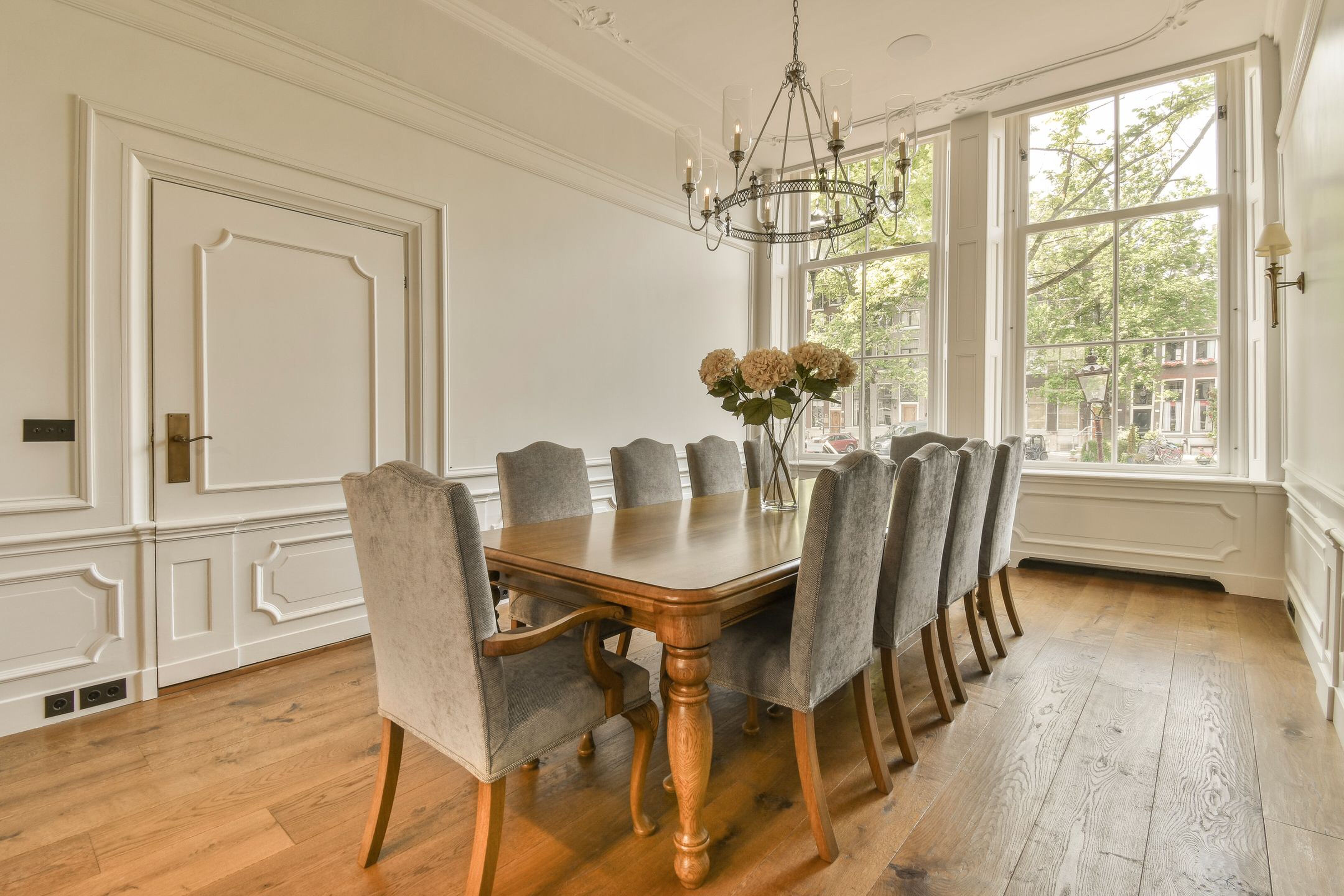 Het grachtenpand aan de Herengracht in Amsterdam