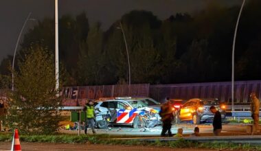Agenten zwaargewond na aanrijding door gestolen voertuig op A2 bij Eindhoven - RTL.nl