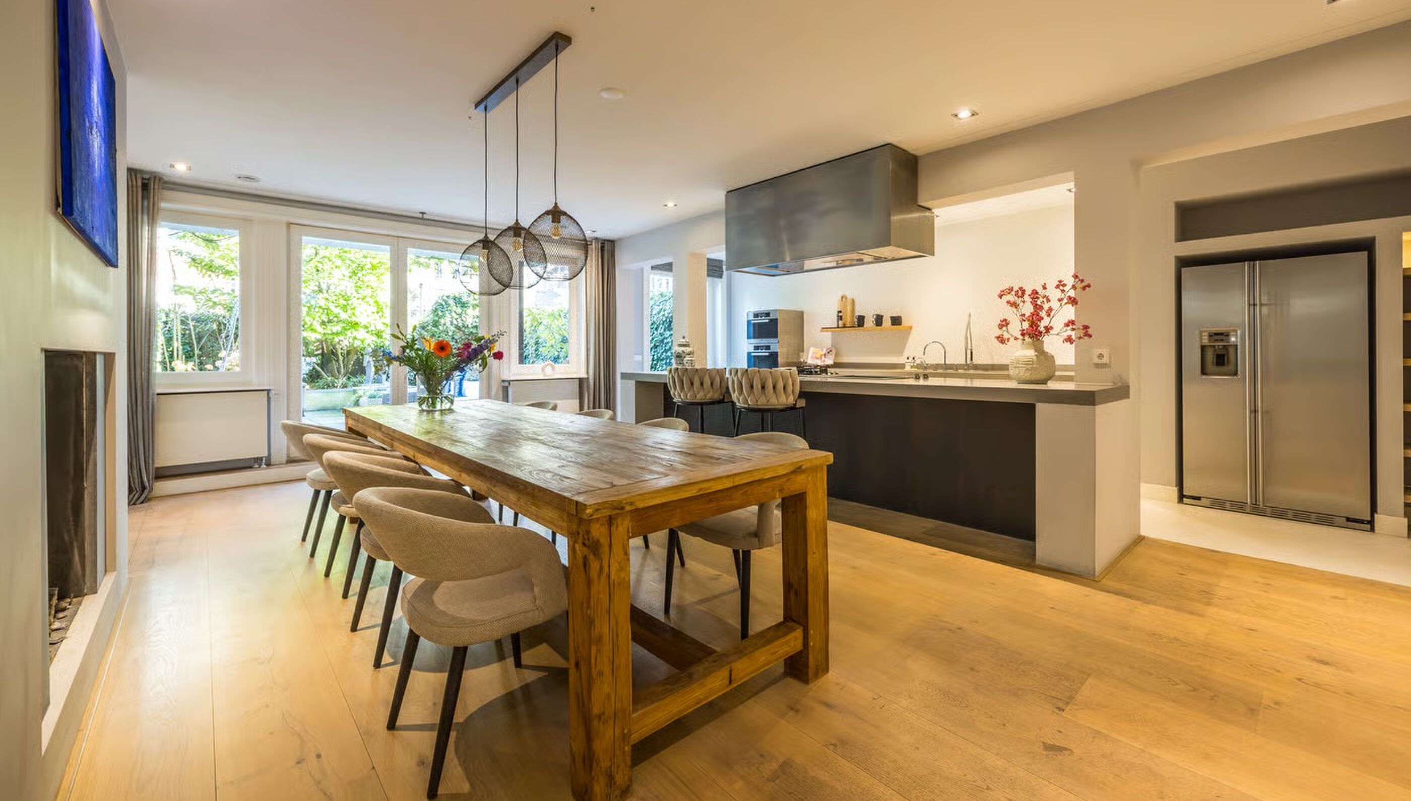 Het grachtenpand van Ivo Niehe in Amsterdam