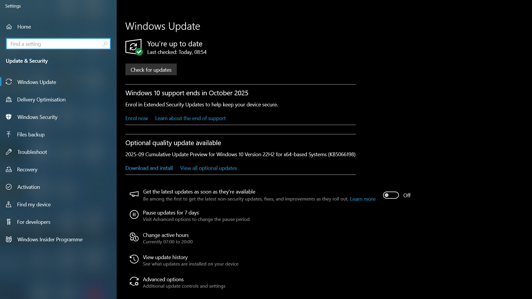Windows 11 extra updates