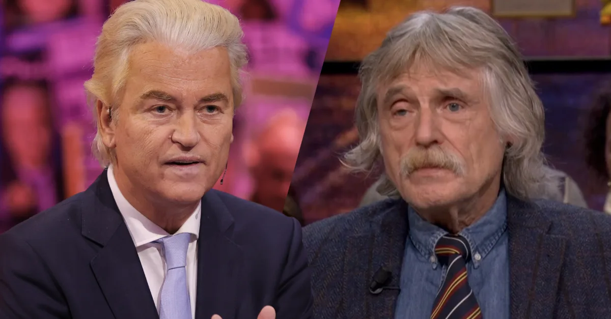 Johan Derksen blikt terug op Het Debat van Nederland: 'Maak Geert Wilders minister van asiel!'