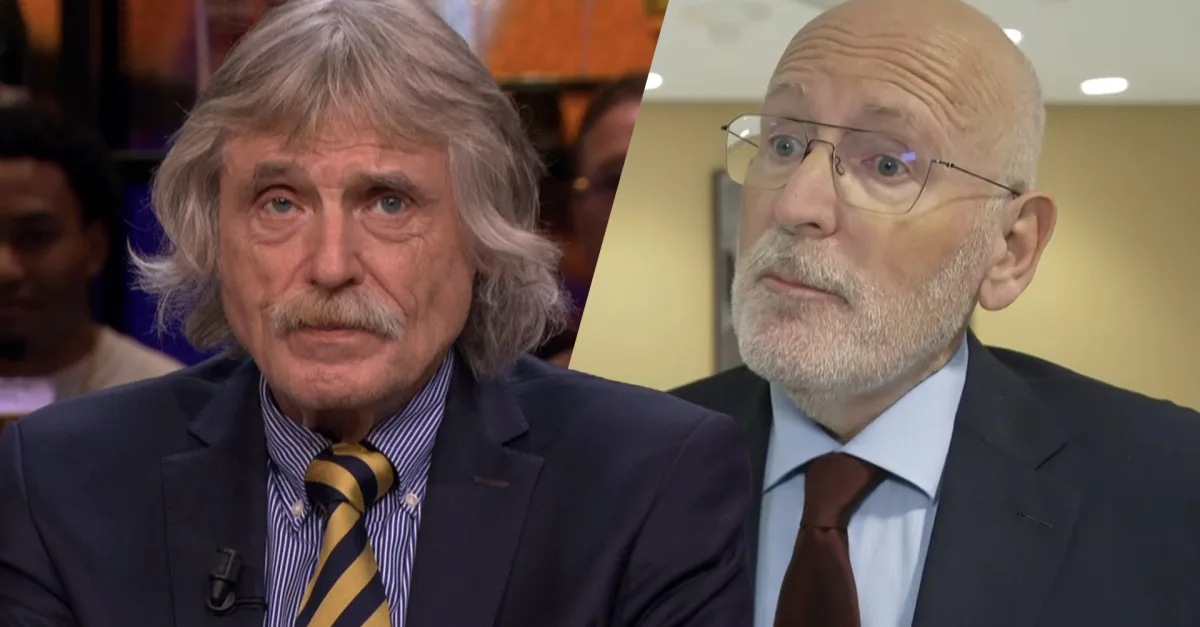 Johan Derksen: 'Frans Timmermans lijkt niet alleen op kabouter Plop, maar praat ook zo!'