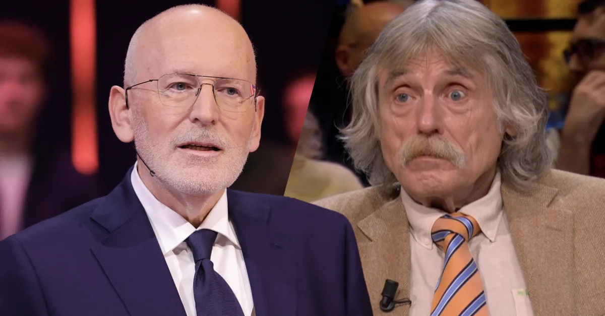 Johan Derksen reageert op aftreden Frans Timmermans als partijleider GroenLinks-PvdA