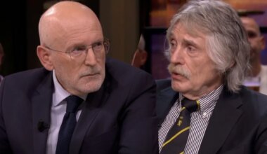 Johan Derksen tegen Frans Timmermans: 'Jij zet 2,5 miljoen Wilders-stemmers buiten de deur!'