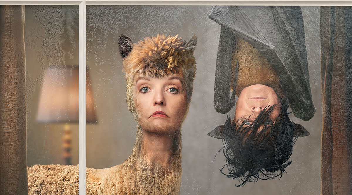 De poster van de voorstelling In Natura van Frédérique Spigt en Sanne Wallis de Vries.