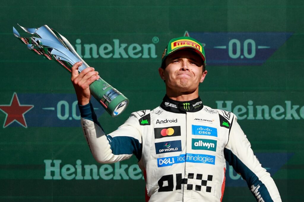 Lando Norris pakt P1 in Mexico