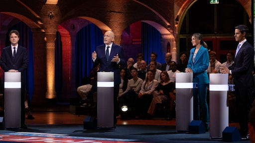 zo zag het eerste grote tv-debat eruit