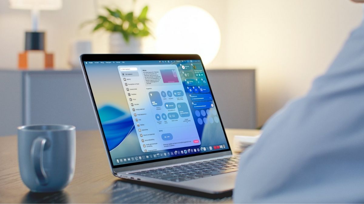 MacBook met Bedieningspaneel