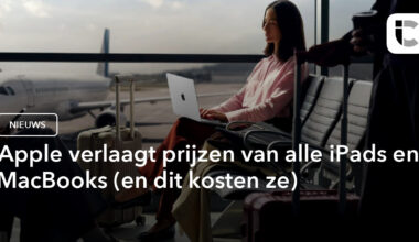 Apple verlaagt prijzen iPads en MacBook