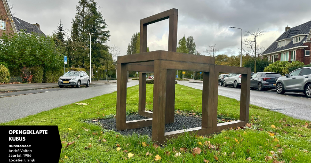 Verzameld voor Amstelveen (4): Opengeklapte kubus