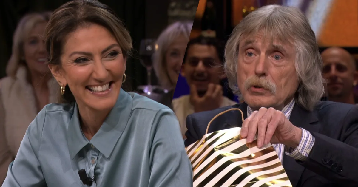 Yeşilgöz feliciteert Vandaag Inside en heeft cadeaus meegenomen: 'Ik vind een dildo wat ongepast'