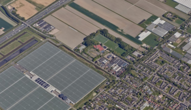 Luchtfoto Bennebroekerweg Rijsenhout