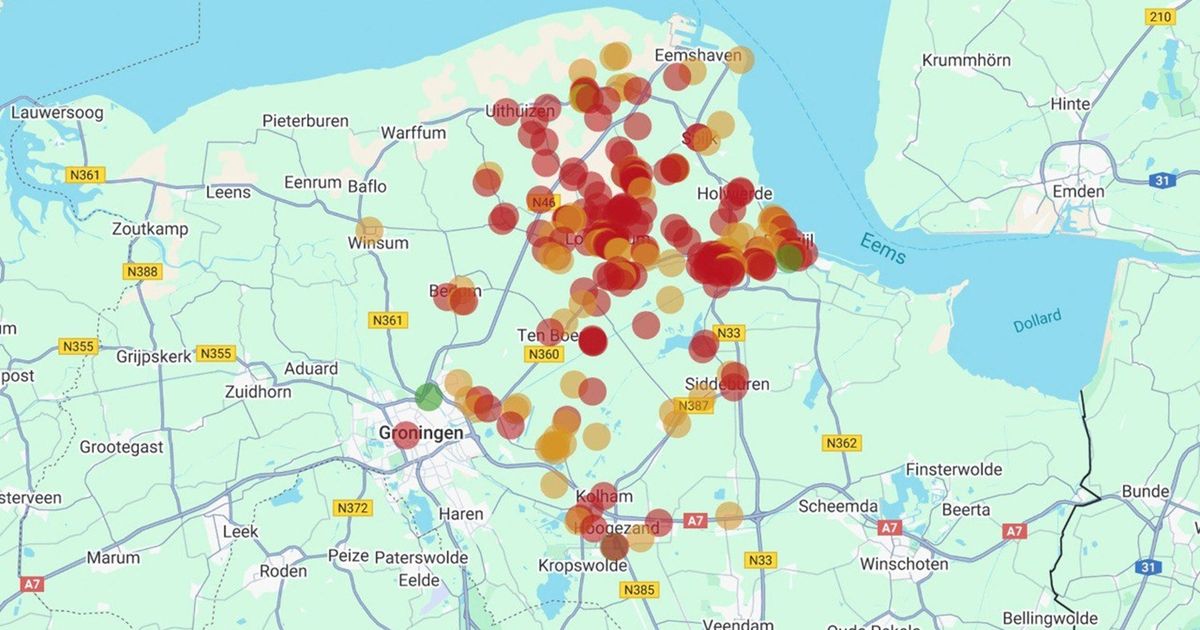 Groningen schrikt wakker door een van de zwaarste bevingen ooit in onze provincie (video)