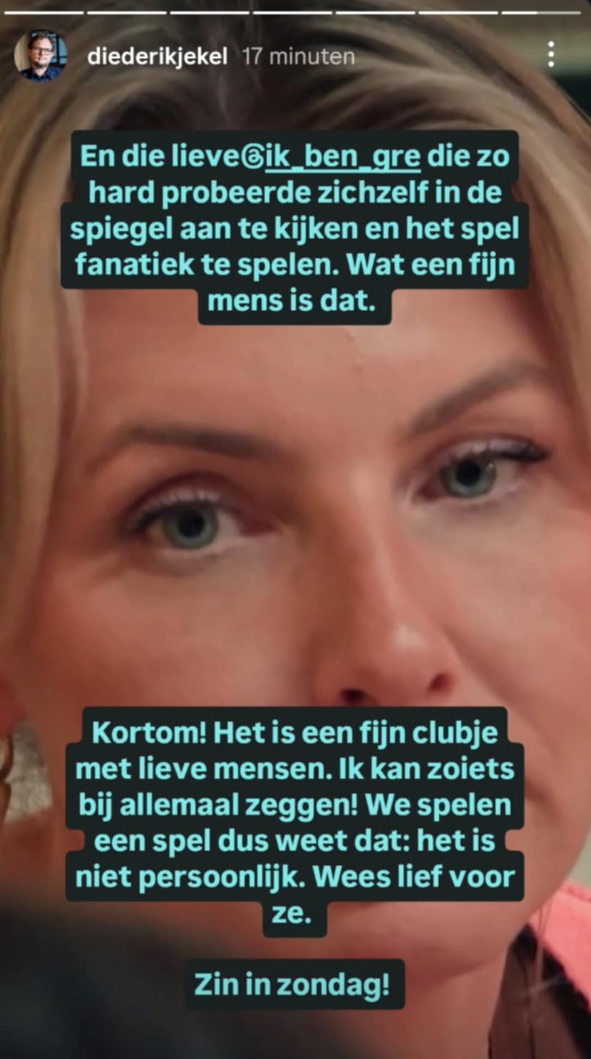 Diederik vraagt kijkers lief te zijn