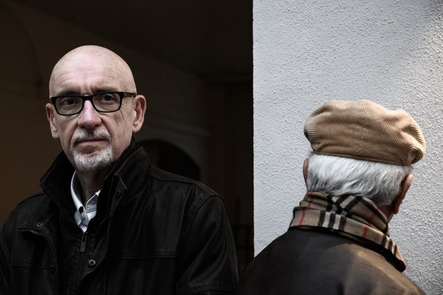 Georges Salines (links), vader van een in het Bataclan door terroristen gedode dochter, en Azdyne Amimour, vader van een van de drie terroristen in het Bataclan.  Ze schreven samen een boek.