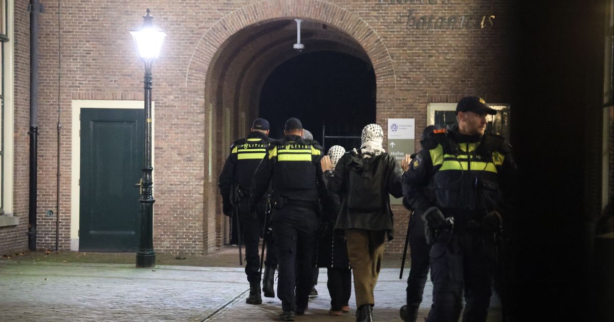 Pro-Palestina demonstranten opgepakt na bezetting bij universiteit