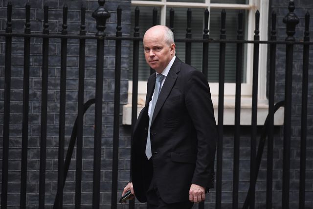 Robbie Gibb, in 2018, toen hij communicatiechef was voor de toenmalige premier Theresa May.