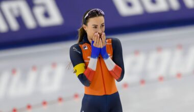 Femke Koks wereldrecord zorgt bij haar coach – thuis op de bank- vooral voor ongeloof. ‘Een niet te bevatten tijd’