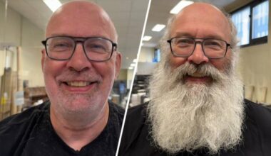 Hans zonder en met baard (foto: Pieter Soethout).