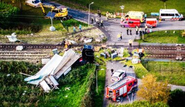 Extra treinen tijdens spits na botsing trein en vrachtwagen in Meteren
