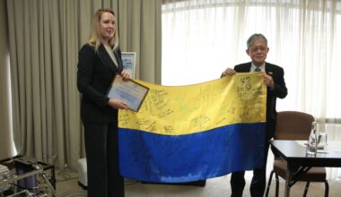 Voor Japan, trouwe bondgenoot van Oekraïne, zijn wapens (nog) brug te ver