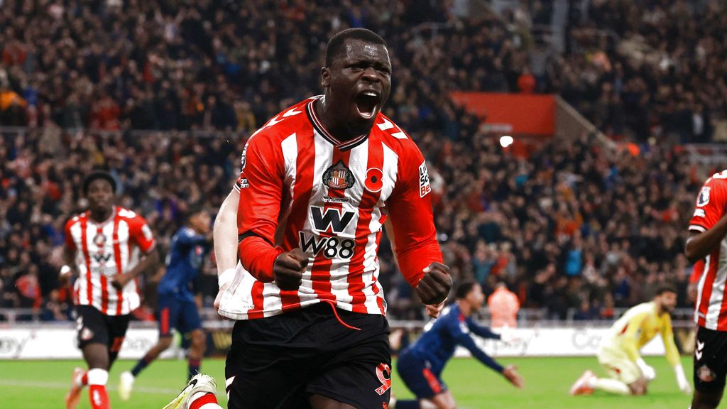 Brobbey helpt Sunderland aan gelijkspel tegen Arsenal, De Ligt redt punt United