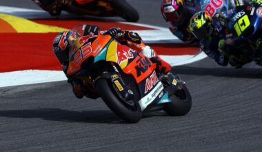 Eerste podium Veijer in Moto2-klasse, Nederlandse coureur mist zege maar net