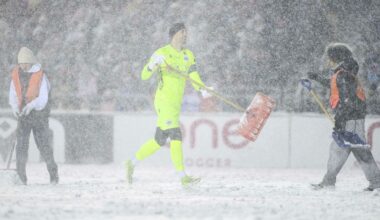 Sneeuwscheppende spelers, snijdende kou en schitterende 'icicle kick' bij titelduel Canada - NOS