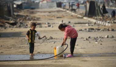 humanitaire catastrofe in Gaza lang niet voorbij