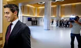 D66-leider Rob Jetten reageert in het Tweede Kamergebouw op de uitslag van de Tweede Kamerverkiezingen. 