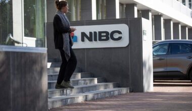 Het hoofdkantoor van de NIBC bank in Den Haag.