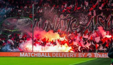 Vuurwerkstraf Feyenoord verlaagd; toch fans achter doel tegen Sturm Graz