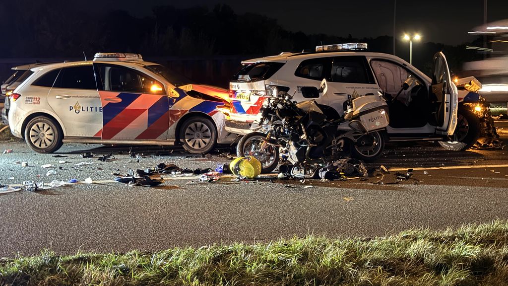 Verdachte aangehouden voor aanrijding agenten op A2 met twee zwaargewonden
